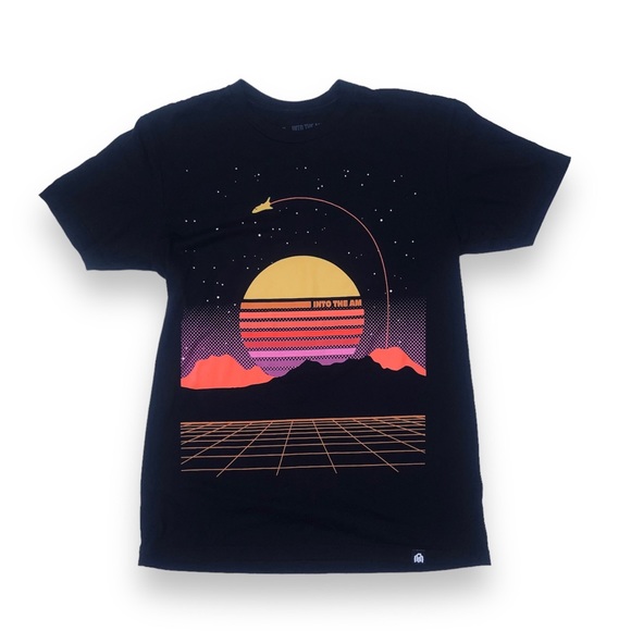 Into The AM Digital Space Tee Graphic T-Shirt Medium - Picture 1 of 4